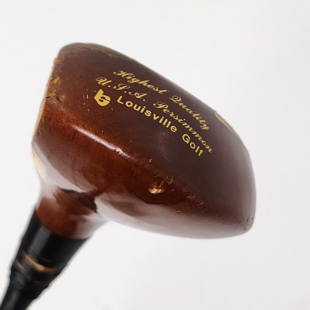 Louisville Golf The Classic 50's Series Persimmon 3-Wood RH Regular Steel 42.5" - Picture 6 of 16